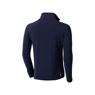 Logo trade promotional merchandise photo of: Brossard micro fleece full zip jacket, navy