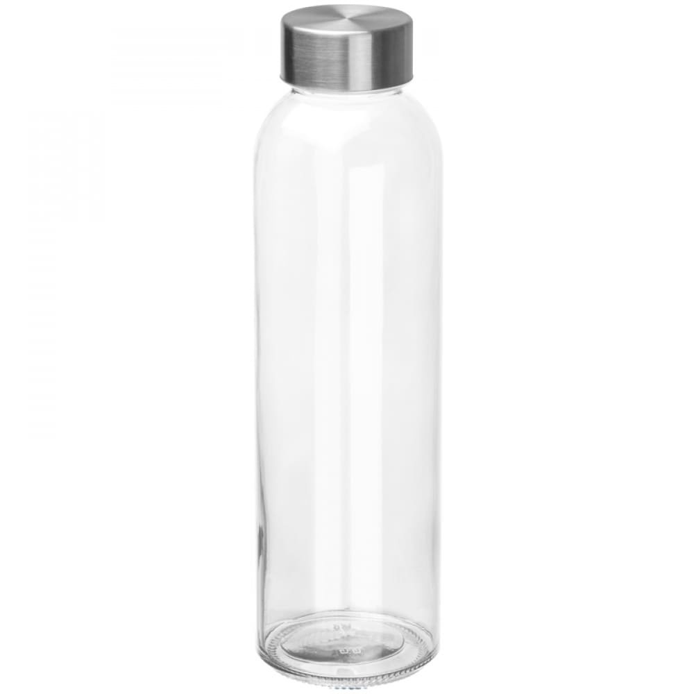 Logotrade promotional product picture of: Drinking bottle with grey lid, transparent