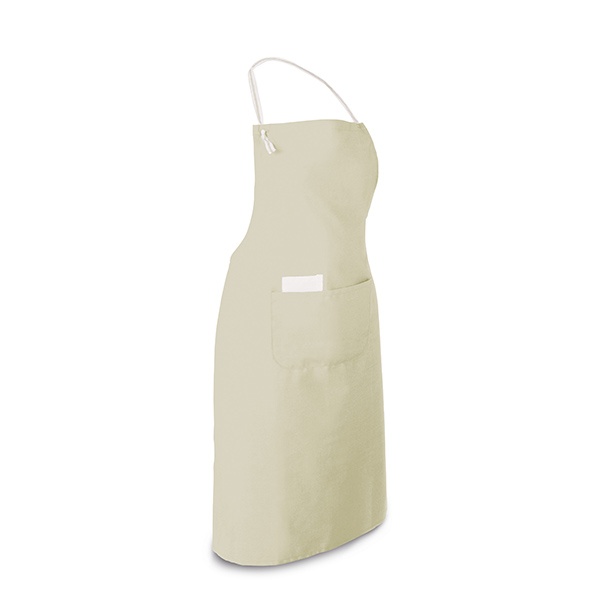 Logotrade advertising products photo of: Apron with 2 pockets, beige