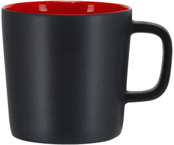 Logo trade advertising product photo of: Ebba mug 25cl, black/red