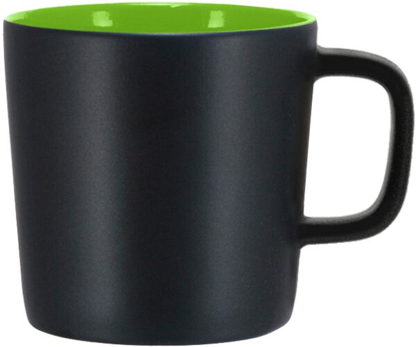 Logotrade business gifts photo of: Ebba mug 25cl, black/green