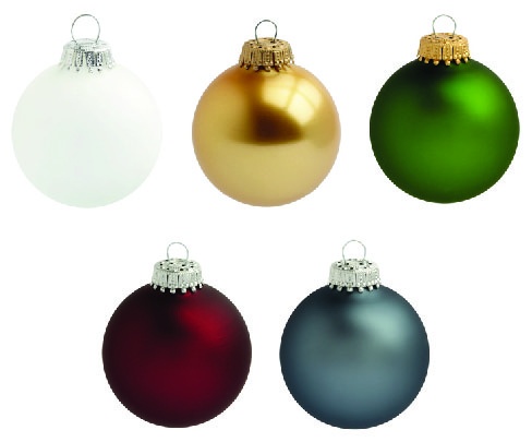 Logo trade advertising products picture of: Christmas ball with 4-5 color logo 7 cm