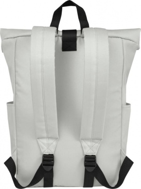 Logo trade promotional item photo of: Cool Byron 15.6" roll-top backpack 18L, light grey