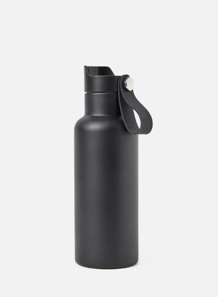 Logo trade advertising products image of: Drinking bottle Balti thermo bottle 500 ml, black