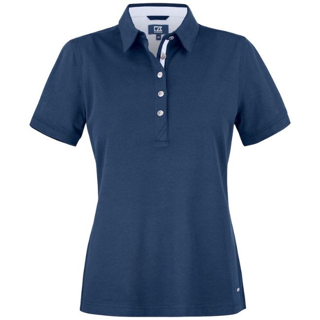 Logotrade corporate gift image of: Advantage Premium Polo Ladies, navy blue