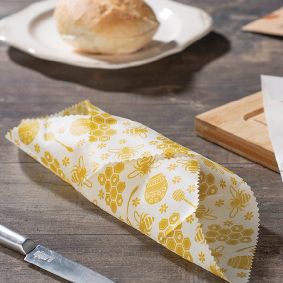 Logotrade promotional merchandise photo of: Beeswax food wraps set BEES