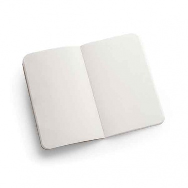 Logo trade promotional merchandise picture of: Teapad A5 notebook, natural