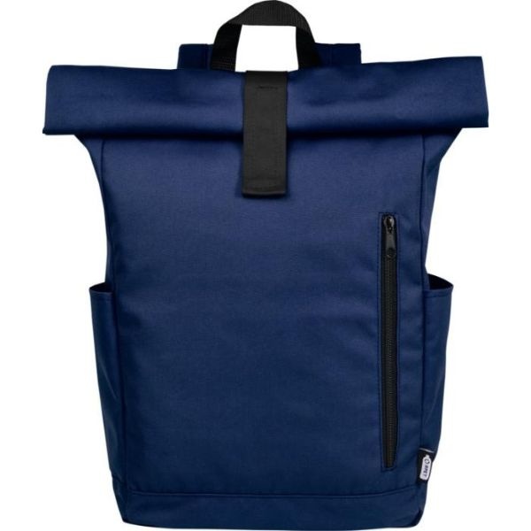 Logotrade promotional items photo of: Cool Byron 15.6" roll-top backpack 18L, dark blue