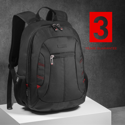 Logo trade corporate gift photo of: Backpack City 15", black/red
