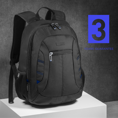 Logo trade promotional product photo of: Backpack City 15", black/blue