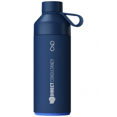 Logo trade promotional giveaways image of: BOB Ocean bottle, blue