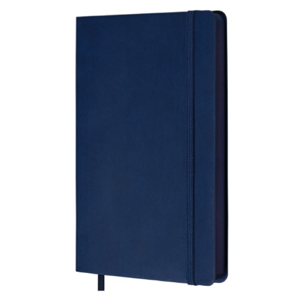 Logotrade advertising product image of: Grid notebook Shady GRS A5, navyblue