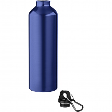 Logotrade advertising product picture of: Oregon 770 ml aluminium water bottle with carabiner