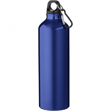 Logo trade advertising products picture of: Oregon 770 ml aluminium water bottle with carabiner