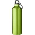 Oregon 770 ml aluminium water bottle with carabiner, Lime