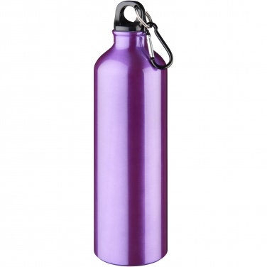 Logotrade advertising product image of: Oregon 770 ml aluminium water bottle with carabiner