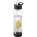 Tutti-frutti 740 ml Tritan™ infuser sport bottle, Transparent / Solid black