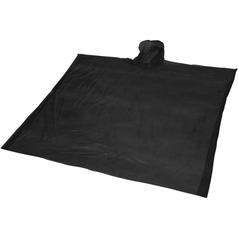 Logo trade promotional merchandise image of: Ziva disposable rain poncho with storage pouch