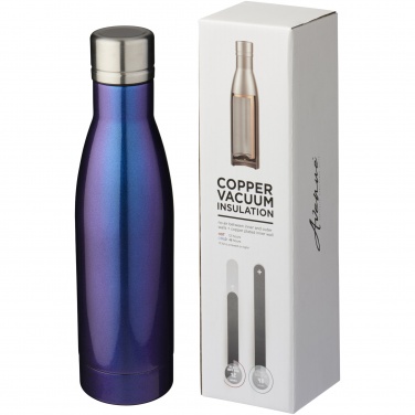 Logo trade business gift photo of: Vasa Aurora 500 ml copper vacuum insulated water bottle