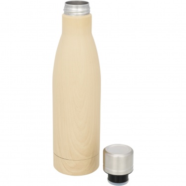 Logo trade promotional merchandise image of: Vasa 500 ml wood-look copper vacuum insulated bottle