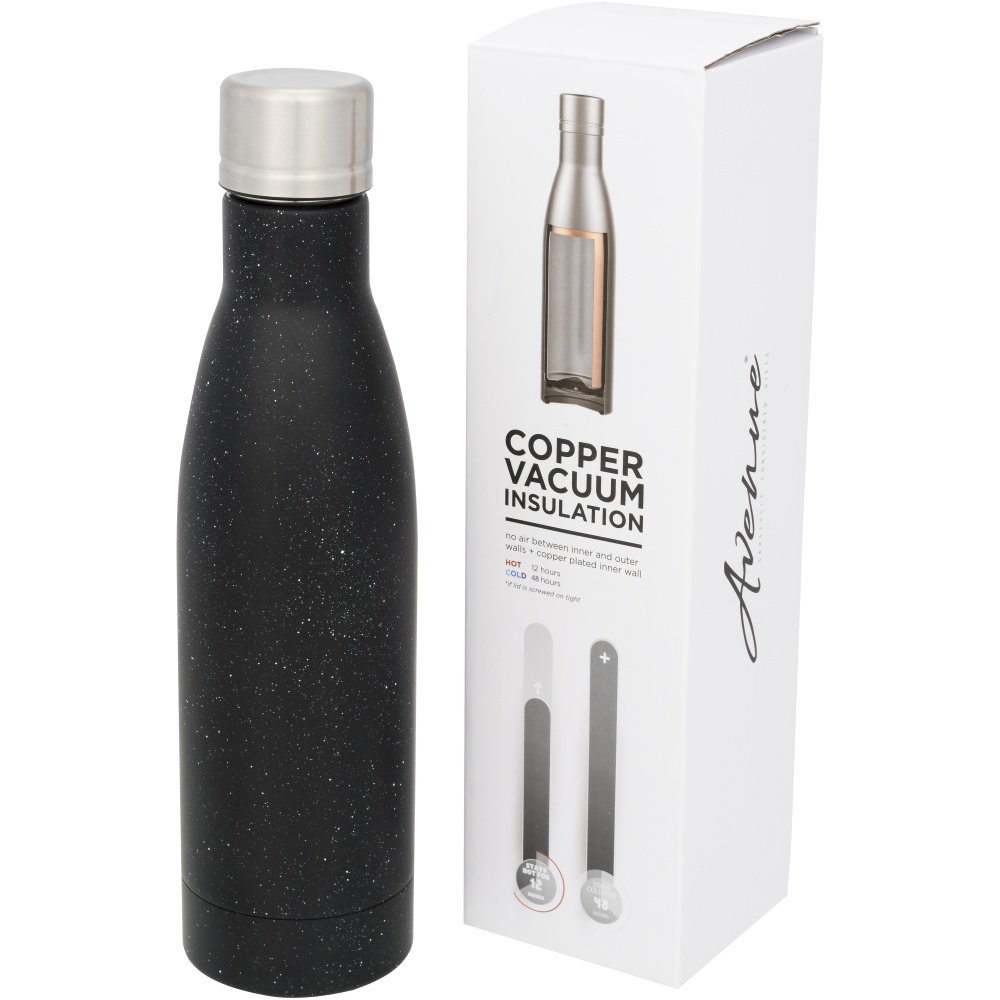 Logo trade promotional gifts image of: Vasa 500 ml speckled copper vacuum insulated bottle