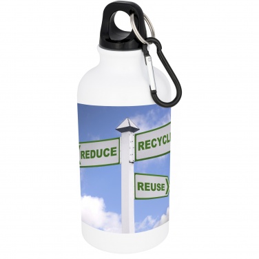 Logo trade corporate gifts image of: Oregon 400 ml sublimation water bottle