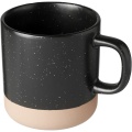 Pascal 360 ml ceramic mug, Solid black