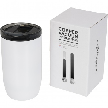 Logo trade business gifts image of: Copper vacuum insulated tumbler Lagom 380 ml