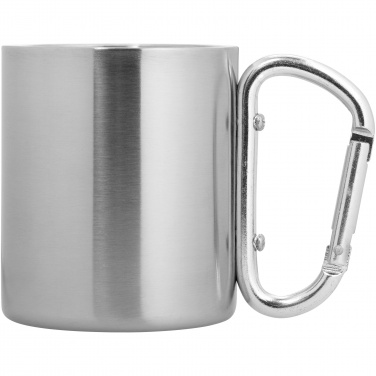 Logotrade promotional giveaway image of: Alps 200 ml insulated mug with carabiner