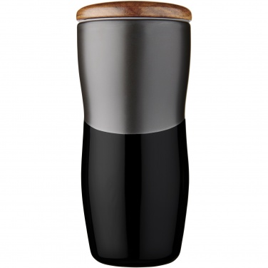 Logo trade business gift photo of: Double-walled ceramic tumbler Reno 370 ml