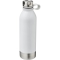 Perth 740 ml stainless steel sport bottle, White