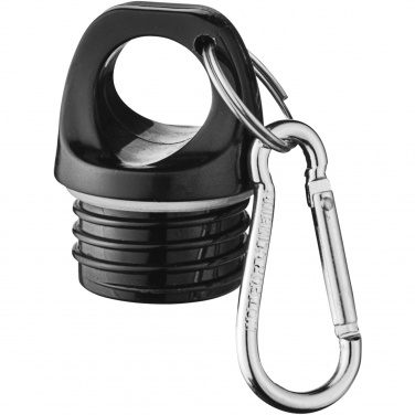 Logo trade promotional products image of: Oregon 770 ml matte water bottle with carabiner