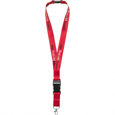 Logo trade promotional gifts image of: Yogi lanyard detachable buckle break-away closure