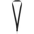 Lago lanyard with break-away closure, Solid black