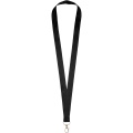 Impey lanyard with convenient hook, Solid black