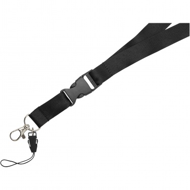 Logo trade promotional products picture of: Sagan phone holder lanyard with detachable buckle