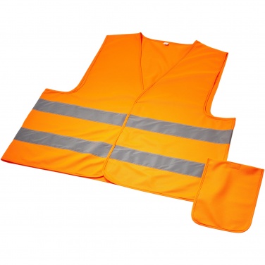 Logo trade promotional giveaway photo of: RFX™ Watch-out XL safety vest in pouch for professional use