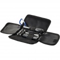 Flint 19-piece tool set, Solid black / Blue