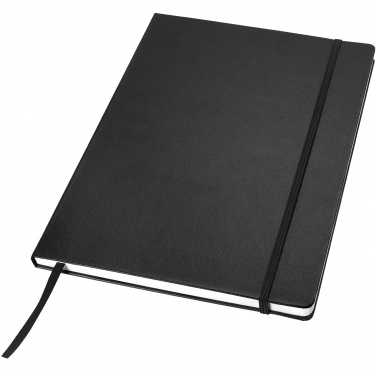 Logo trade promotional items picture of: Executive A4 hard cover notebook