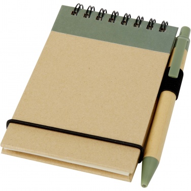 Logotrade promotional product image of: Zuse A7 recycled jotter notepad with pen