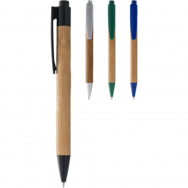 Logo trade corporate gifts picture of: Borneo bamboo ballpoint pen