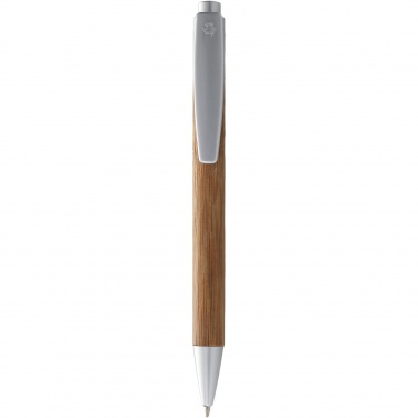 Logo trade promotional giveaways image of: Borneo bamboo ballpoint pen