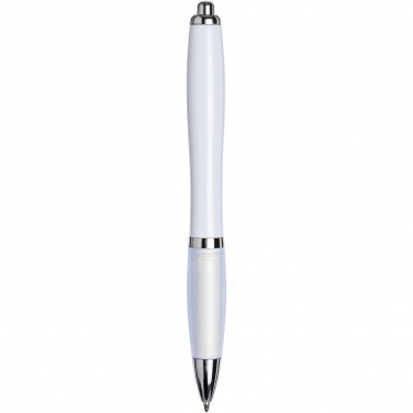 Logo trade promotional item photo of: Nash ballpoint pen with coloured barrel and grip