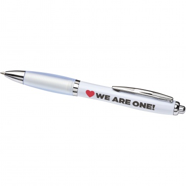 Logotrade business gift image of: Nash ballpoint pen with coloured barrel and grip