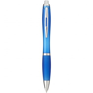 Logotrade promotional products photo of: Nash ballpoint pen with coloured barrel and grip