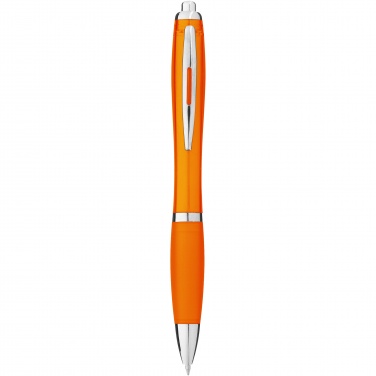 Logo trade corporate gifts picture of: Nash ballpoint pen with coloured barrel and grip