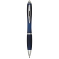 Nash ballpoint pen with coloured barrel and grip, Indigo blue