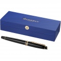 Waterman Expert rollerball pen, Solid black / Gold