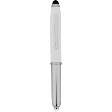 Logo trade promotional gifts picture of: Xenon stylus ballpoint pen with LED light