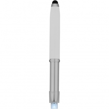 Logo trade promotional gift photo of: Xenon stylus ballpoint pen with LED light